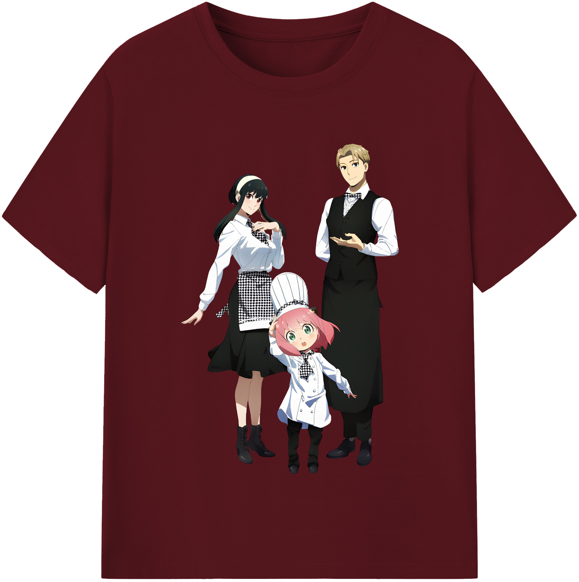 （画像用） SPY×FAMILY间谍家家酒 綿100％半袖Tシャツ（フロントプリント）